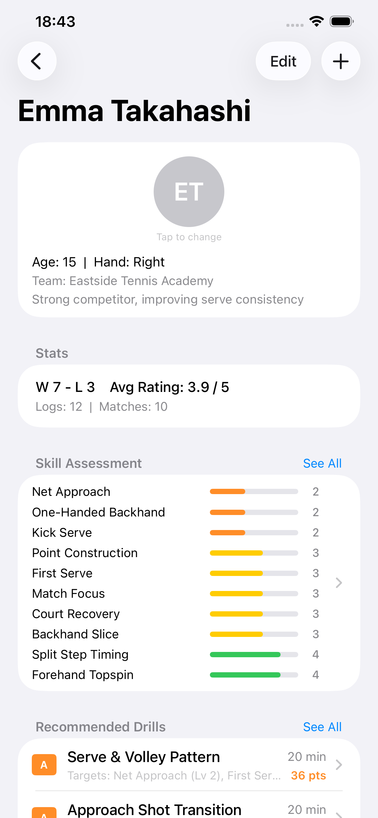 CoachBook screenshot 2