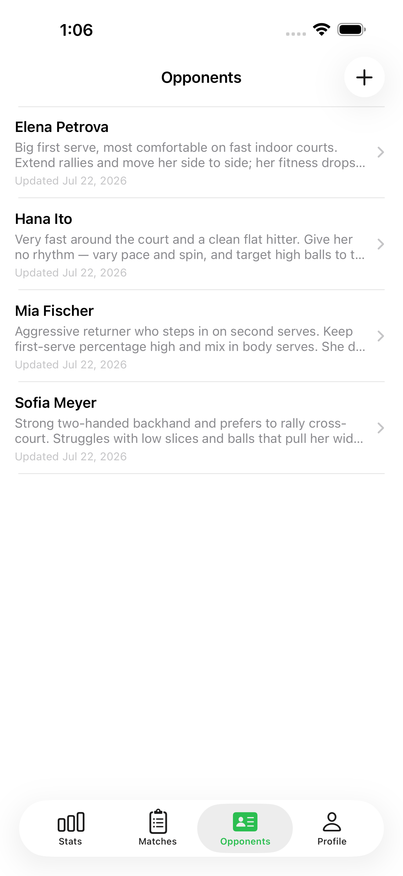MatchLog screenshot 4